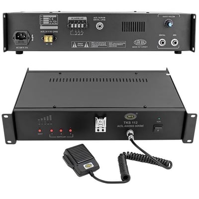 Westsound TKS-112 ACL Acil Anons Ve Mesaj Kayıt Ünitesi