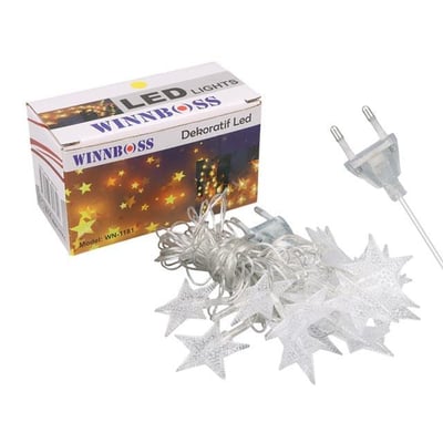 Winnboss WN-1181 5 Metre 20 Ledli Yıldızlı Günışığı Sabit Led Dekoratif Aydınlatma 5 Watt AC220V