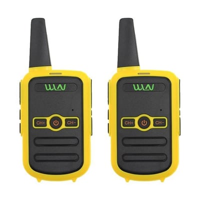 Wln KD-C51 16 Kanal 3-5 Km Sarı Kasa İkili Telsiz (Şarj Aleti Dahil)