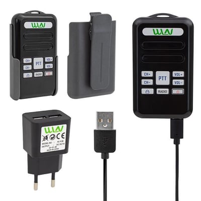 Wln KD-C80 3-5 Km 16 Kanal Radyolu Deprem Çantası İçin Mini Telsiz