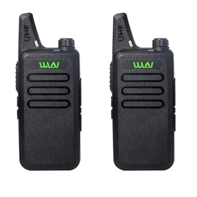 Wln PMR-446 Siyah 15 Km Menzil 16 Kanal İkili El Telsizi