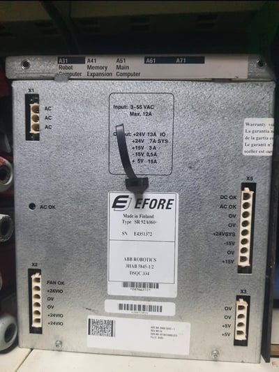 ABB DSQC 334 Robot Controller Power Supply 3HAB5845