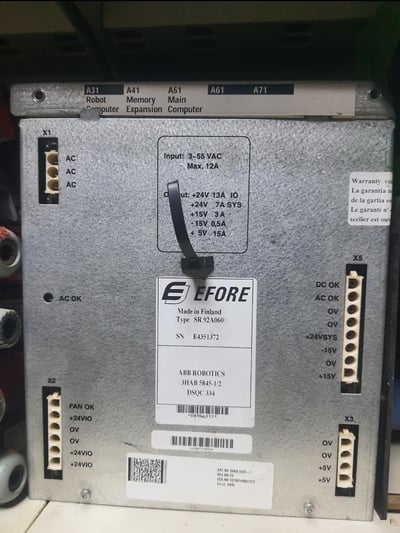 ABB DSQC 334 Robot Controller Power Supply 3HAB5845