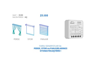 Alpsmart AS-860 Akıllı Wi-Fi Perde / Stor v Panjur Anahtar Modülü
