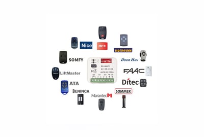 Alpsmart AS-865 Wi-Fi ve 433  Mhz Akıllı Tuya Destekli  Bariyer, Kayar Kapı, Kepenk  Kontrol Kartı  (Çift Kanal)