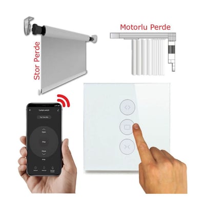 Alpsmart AS-870EU Akıllı Wi-Fi Perde Anahtarı