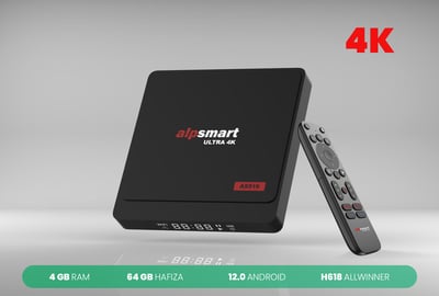 Alpsmart AS516 Android 12 TV Box 4GB RAM / 64GB Hafıza
