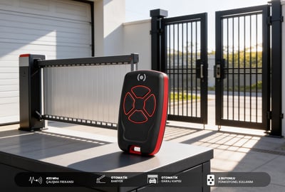 Alpsmart AS866 Bariyer, Kepenk, Kayar Kapı Uzaktan Kumandası