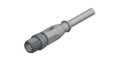 Amphenol CONEC 43-11272 M12 12 Pin Erkek Konnektör Sensör Kablosu