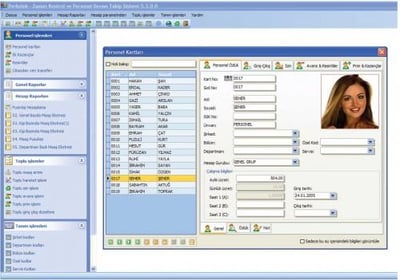 AREXTEK Barkodlu Personel Takip Set