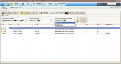 AVAX OGS-HGS SİSTEMİ Otopark ve Site Giriş Çıkış Kontrol Programı