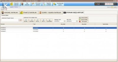 AVAX OGS-HGS SİSTEMİ Otopark ve Site Giriş Çıkış Kontrol Programı