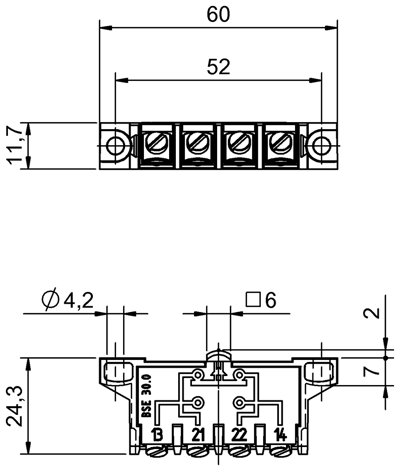 Balluff BSE0005-BSE 30.0-RK Mekanik tek konumlu Limit Switch
