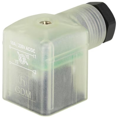 Burkert 314825 Tip 2518 Valf Soketi Ledli Varistörlü 200-240V AC/DC