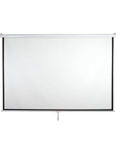 CODEGEN AX-18-180x180 cm Storlu Manuel Projeksiyon Perdesi (Arkası Siyah Fonlu)