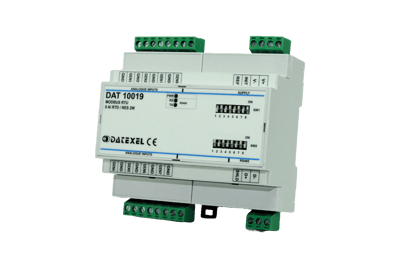 Dataxel DAT 10019 8 Kanal PT100 Modbus RTU RS485 RTD Giriş Modülü 10-30V DC