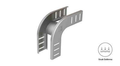 EAE 60 CTE 100 Dış Bükey Dönüş Modülü 1.2 mm Galvaniz