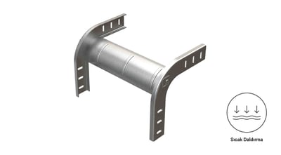 EAE 60 CTE 300 Dış Bükey Dönüş Modülü 1.2 mm Galvaniz