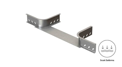 EAE 60 CTE 300 Yarım T Yatay Dönüş Modülü 1.2 mm Galvaniz