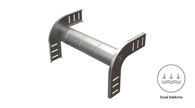 EAE 60 CTE 400 Dış Bükey Dönüş Modülü 1.5 mm Galvaniz