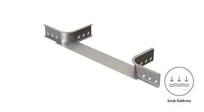 EAE 60 CTE 400 Yarım T Yatay Dönüş Modülü 1.5 mm Galvaniz
