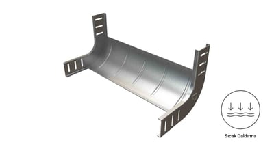EAE 60 CTE 500 İç Bükey Dönüş Modülü 1.5 mm Galvaniz