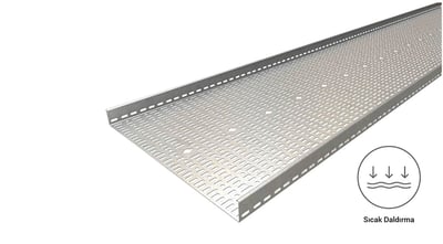 EAE 60 CTY 600 Kablo Kanalı 600x60x1.5 mm Sıcak Daldırma