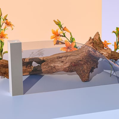 Esnek Transparan LED Ekran Flexible Transparent LED Sistem