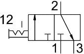 Festo 541267 MS6-EM1-1/2 Pnömatik Valf | 18 Bar Endüstriyel Açma Kapama Valfi