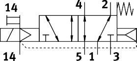 Festo 566466 VUVG-L10-M52-RZT-M5-1P3 Selenoid valf