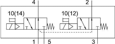 Festo 574348 VUVG-L10-T32C-MT-M5-1P3 Selenoid valf
