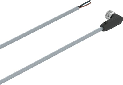 Festo 8078230 NEBA-M8W3-U-2.5-N-LE3 3 Pin M8 Açılı Bağlantı Kablosu 2.5 m