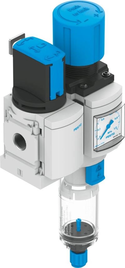 Festo 8098374 Şartlandırıcı Ünitesi MS4-EM1FR-1/4-D6-E-P-M-AG-MPA-WPE-B