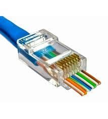 Fully H-607K EZ RJ45 Cat5/Cat6 8P/8C Yeni Nesil Soket (100 Adet)