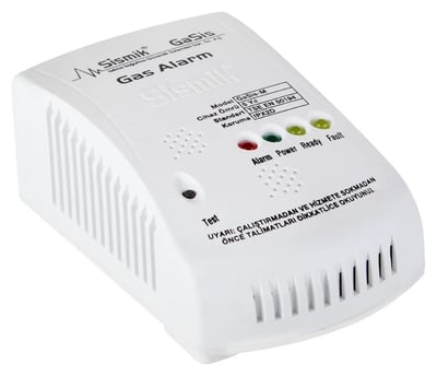 SİSMİK GaSis-M Kuru Kontak Çıkışlı Gaz Alarm Cihazı
