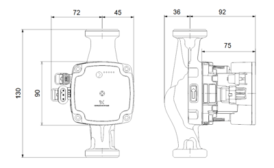 Grundfos UPM3 AUTO 25-70 130 ZZZ Kombi Sirkülasyon Pompası