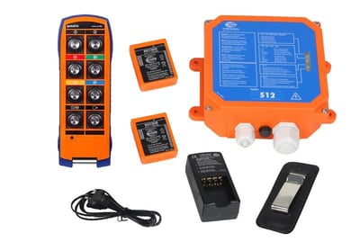 HBC-Radiomatic 512 Quadrix | 6 Hareket Tek Hız Kablosuz Vinç Kumandası