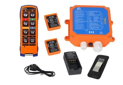 HBC-Radiomatic 512 Quadrix | 6 Hareket Çift Hız + Seçimli Kablosuz Vinç Kumandası