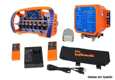 HBC-Radiomatic Technos 2 - Renkli Ekranlı Kablosuz Mobil Vinç Kumandası
