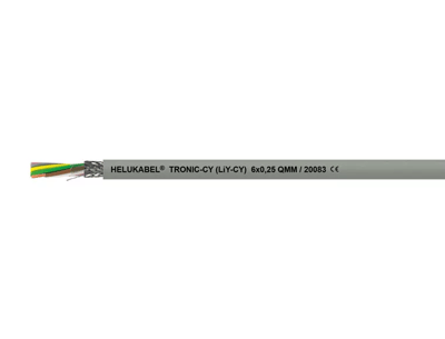 HELUKABEL 1604 TRONIC-CY (LiY-CY) 4×0.5 mm² Gri EMC Ekranlı Veri & Kontrol Kablosu