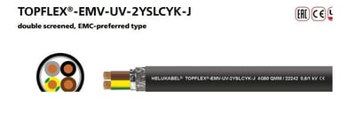 HELUKABEL 22244 TOPFLEX-EMV-UV-2YSLCYK-J 4G95 mm² – 1 kV Güç Kablosu
