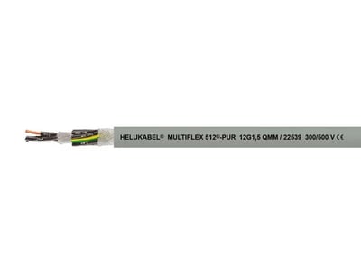 HELUKABEL 22536 MULTIFLEX 512  -PUR grey 4 G 1.5 mm²