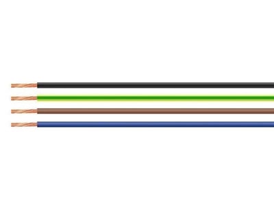 Helukabel 26386 H05V-K Ultramarin Mavi 1 x 0,5 mm² Tek Damarlı Kablo