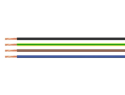 HELUKABEL 29093 H05V-K Koyu Mavi 1 x 0.5 mm² Ring 100 m