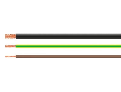 HELUKABEL 26858 H07V-K 1x25 mm² Yeşil-Sarı Tek Damar PVC Tambur Kablosu