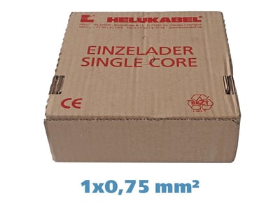 Helukabel 29099 H05V-K 1x0.75 mm² Mavi Tek Damar Kablo