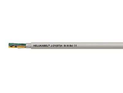 HELUKABEL 34177 J-2Y(St)H St III Bd – Gri Çok Tellli Kontrollü Kablo 100 x 2 x 0,6 mm