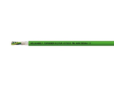 HELUKABEL 707739 TOPGEBER  512 PUR -orange (4x2x0.25+2x0.5) mm²