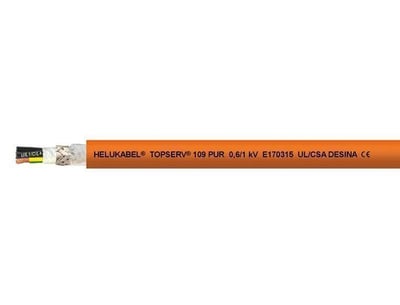 HELUKABEL 75943 TOPSERV® 109 PUR – 4G1,5 mm² (Siemens Turuncu)