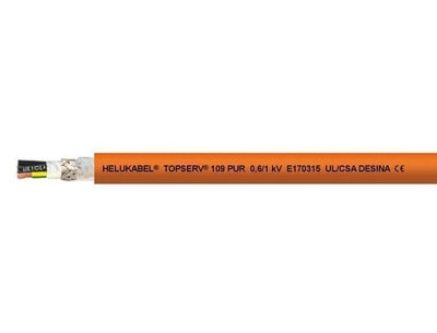 HELUKABEL 75943 TOPSERV® 109 PUR – 4G1,5 mm² (Siemens Turuncu)